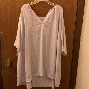 Light lavender colored blouse